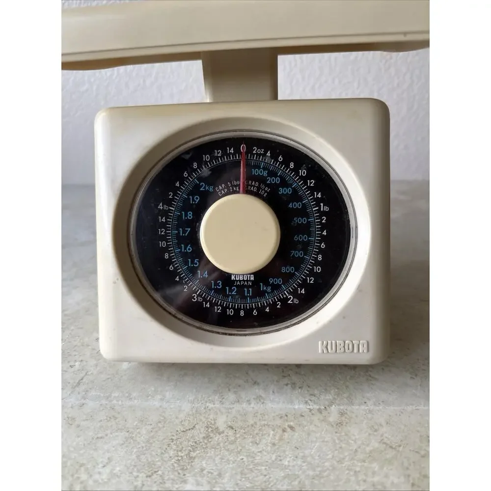 Vintage Kubota Japan kitchen Scale